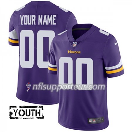 Maillot Enfant Minnesota Vikings Personnalisé Pourpre